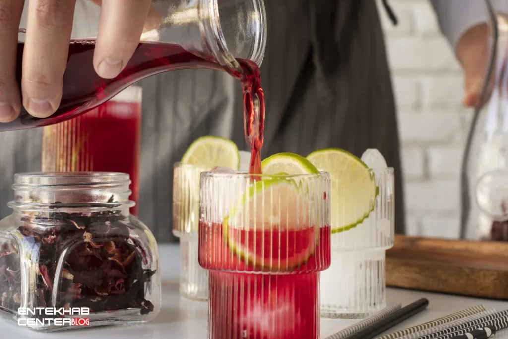 دیزاین و سرو کردن نوشیدنی