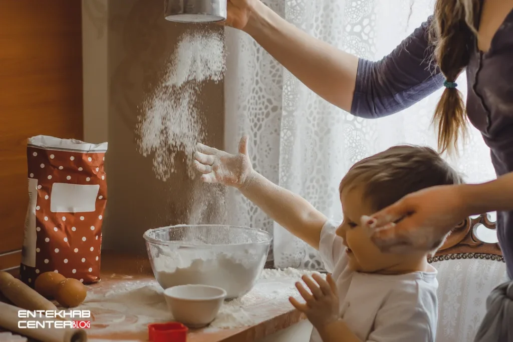 نکات ایمنی برای مشارکت کودکان در آشپزخانه