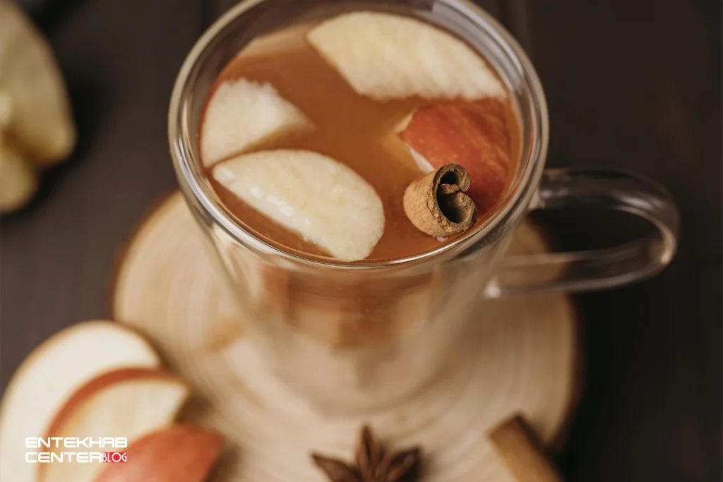 دمنوش دارچین و سیب؛ عطری دل‌چسب برای عصرهای سرد