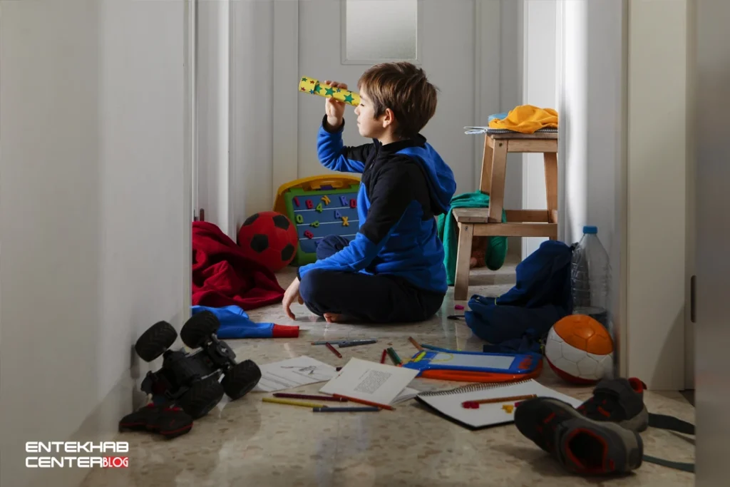 درس زندگی از خانه با بچه